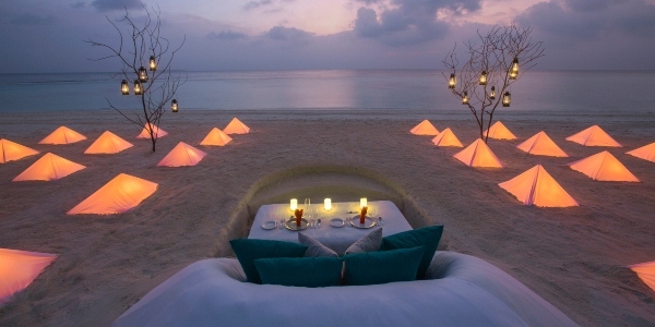 Beachfront dining