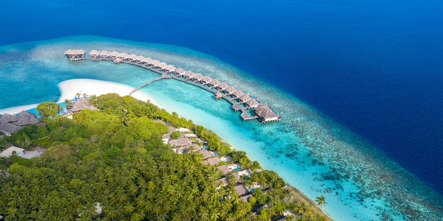 View of Dusit Thani Maldives