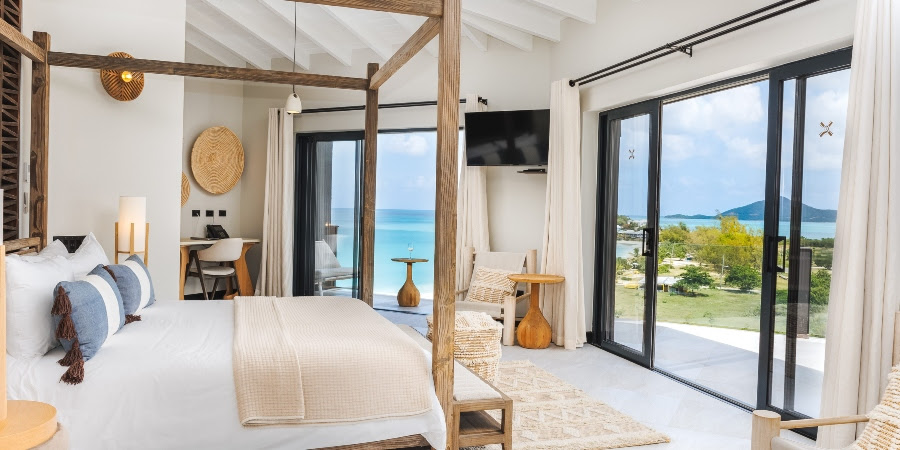 Ocean view studio at Tamarind Hills Resort and Villas Antigua